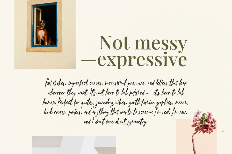 Almost Romantic Font