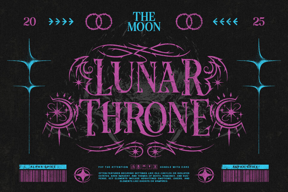 Alpha Spike Font