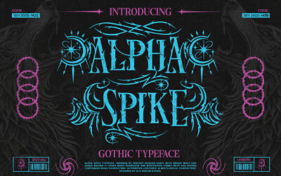 Alpha Spike Font