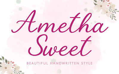 Ametha Sweet Font