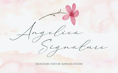Angelica Signature Font