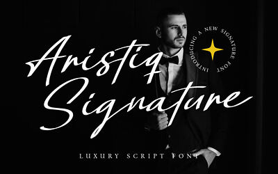 Aristiq Signature Font