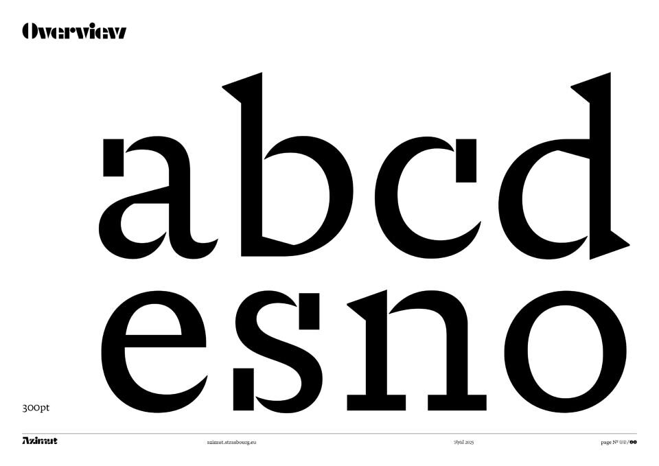 Azimut Font