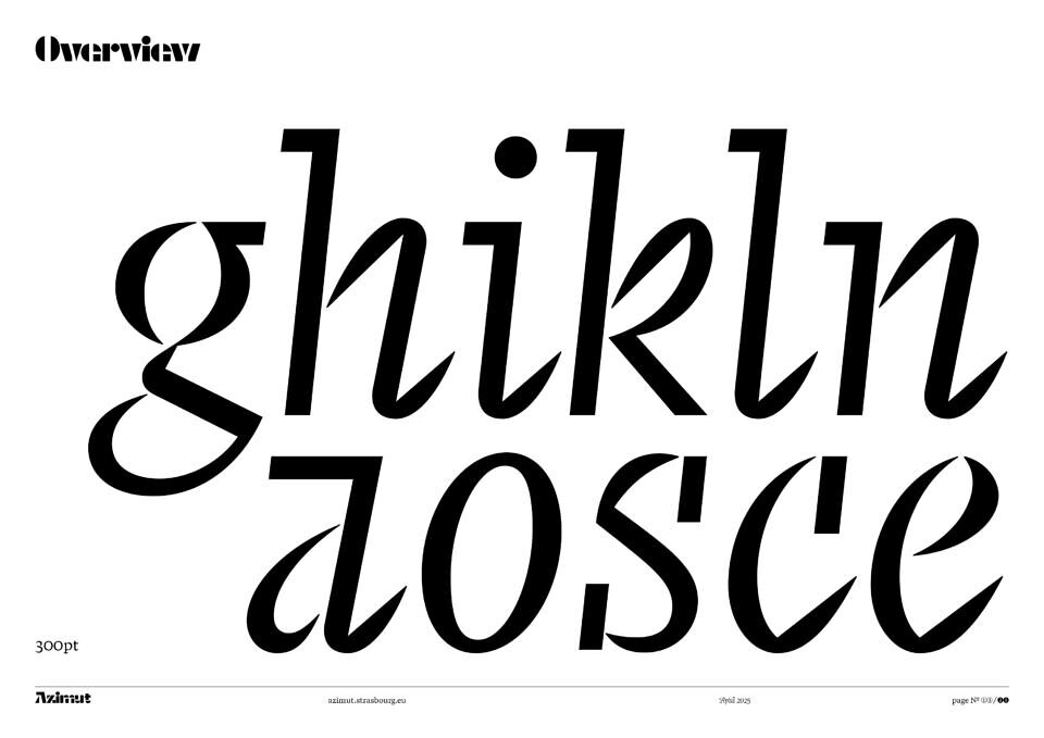 Azimut Font