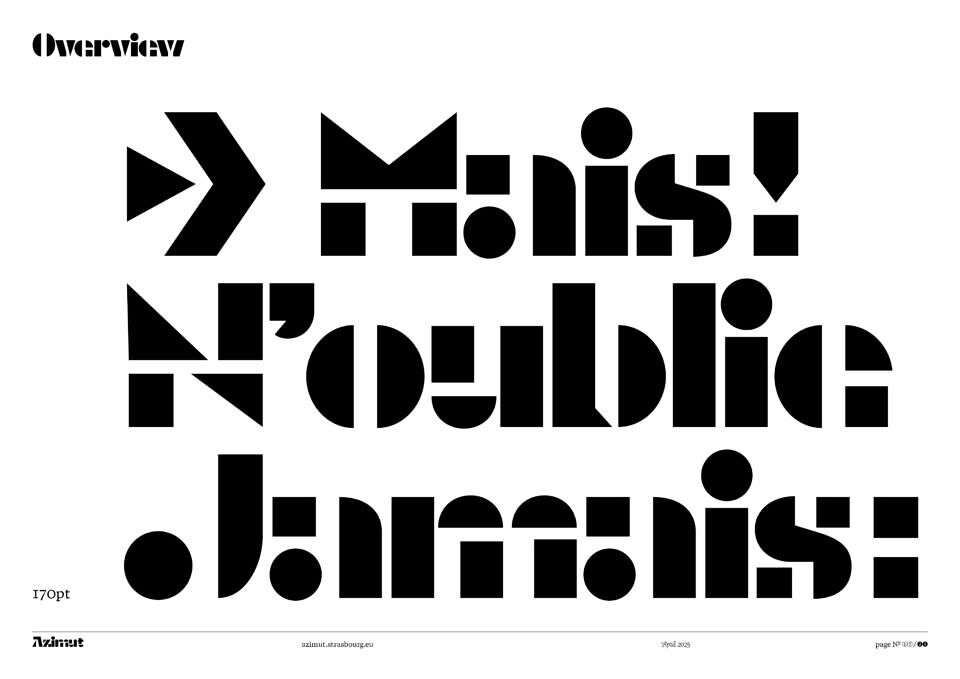 Azimut Font