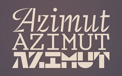 Azimut Font