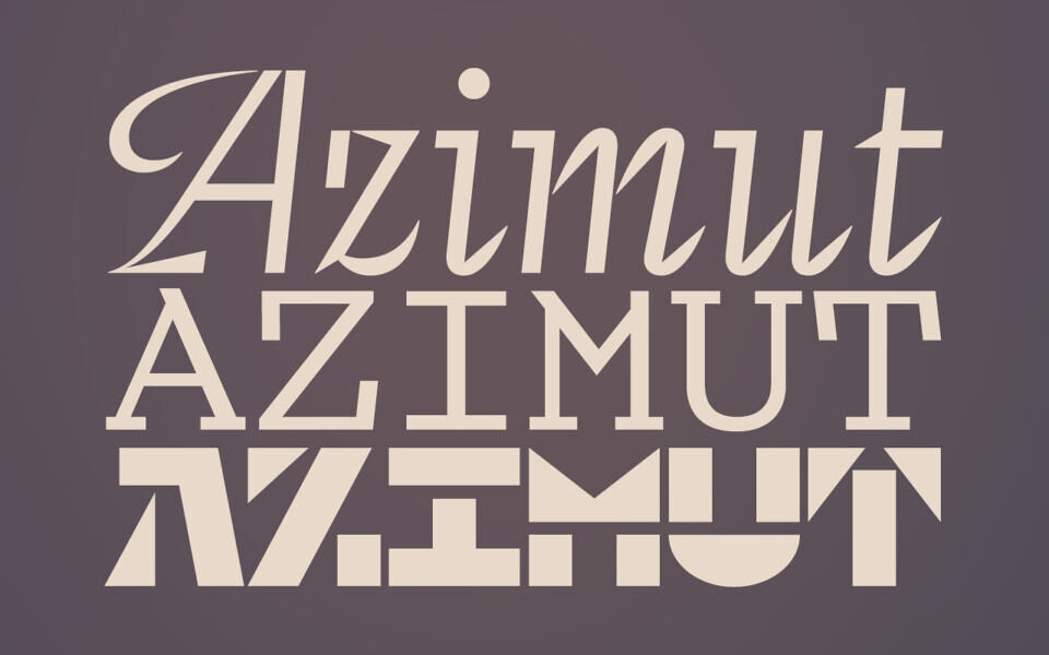 Azimut Font