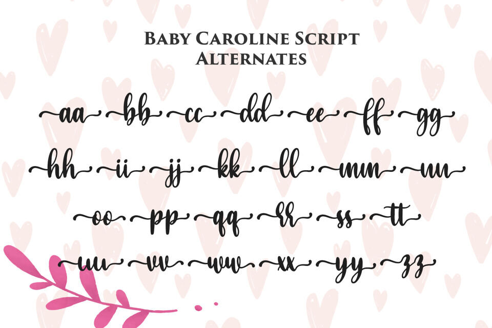 Baby Caroline Script Font