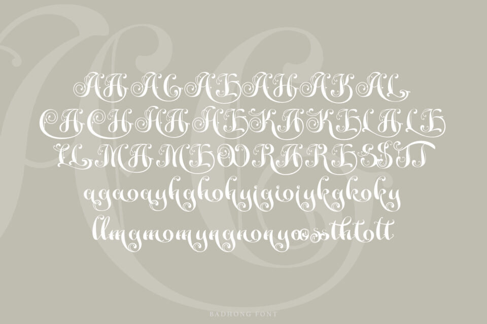 Badhong Font
