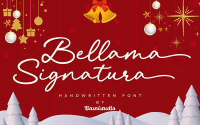 Bellama Signature Font