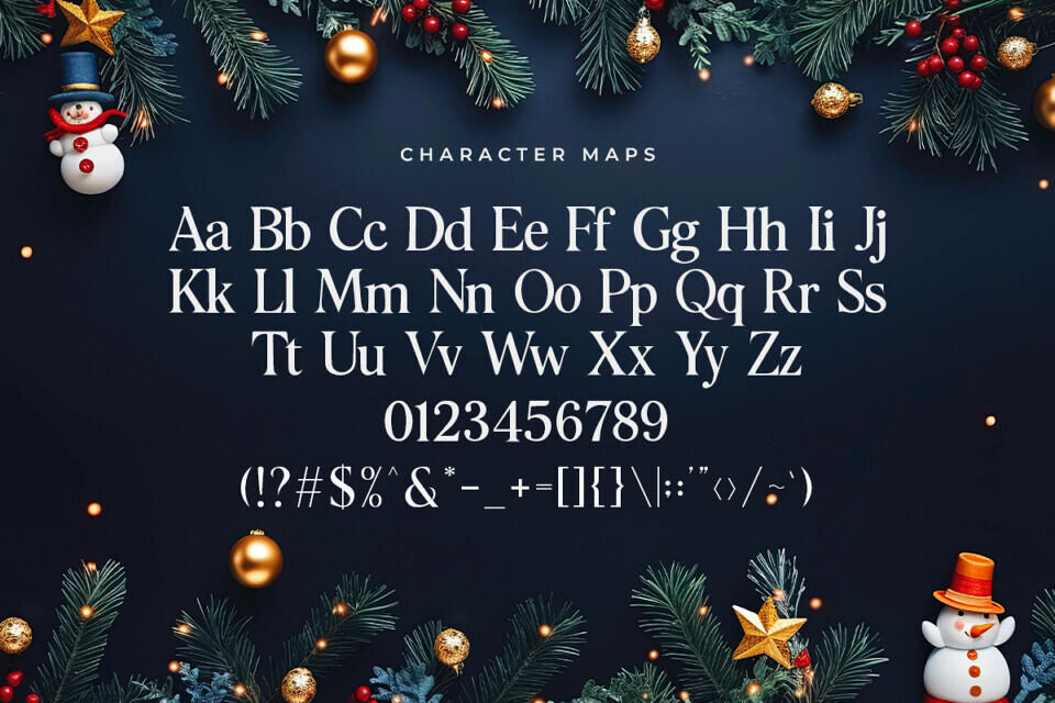 Berrys Christmas Font