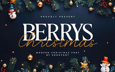 Berrys Christmas Font