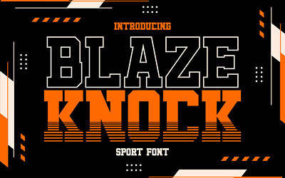 Blaze Knock Font