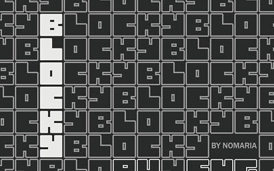 Blocky Font