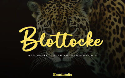 Blottocke Font