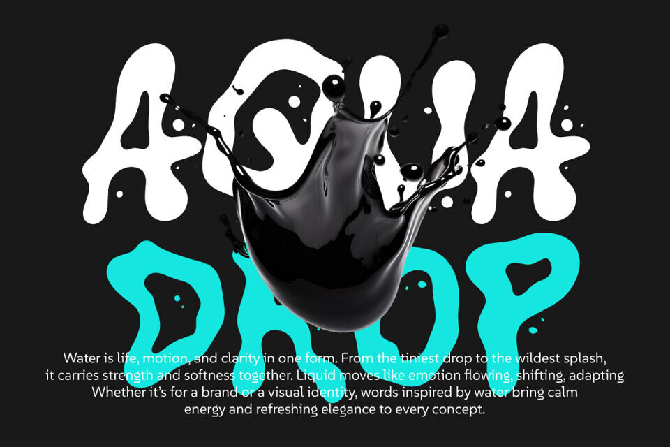 Blue Soak Font