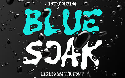 Blue Soak Font