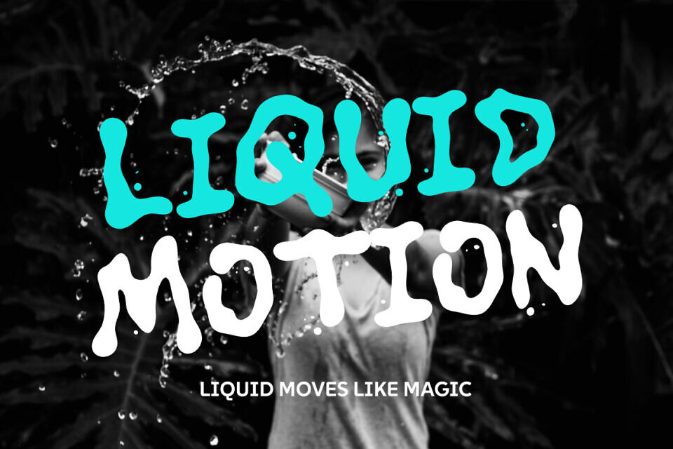 Blue Soak Font