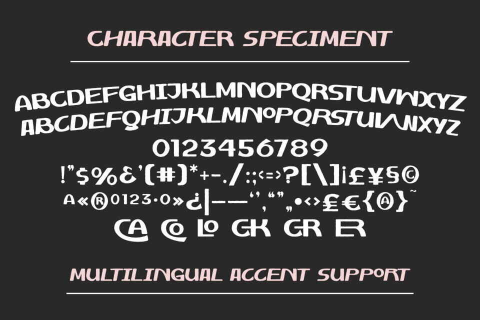 Borneo Amber Rough Font