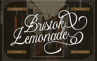 Bristok Lemonade Font