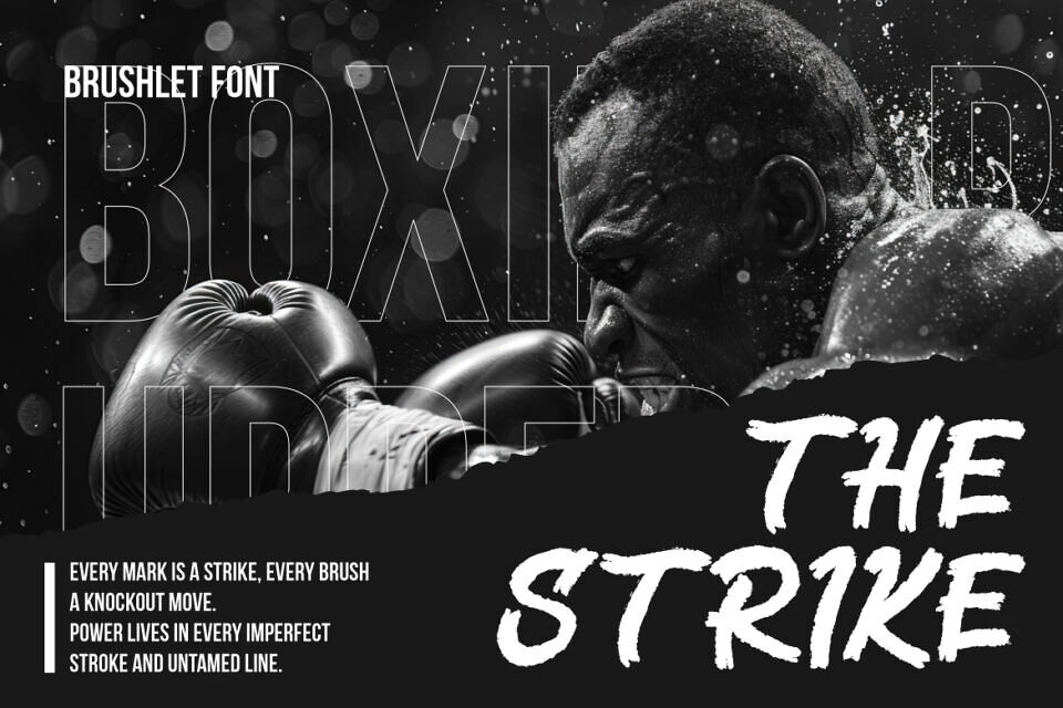 Brushlet Font