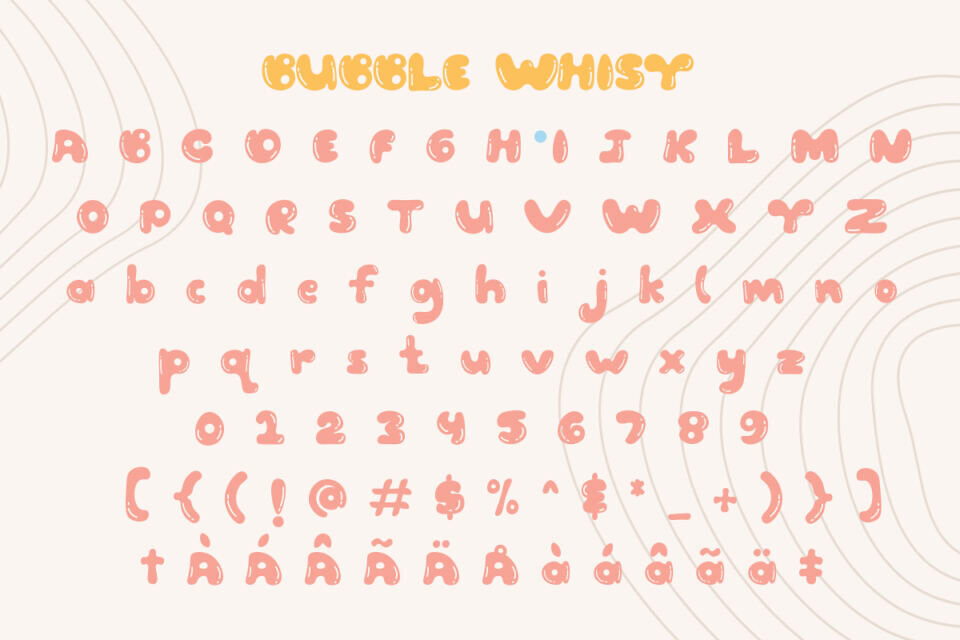 Bubble Whimsy Font
