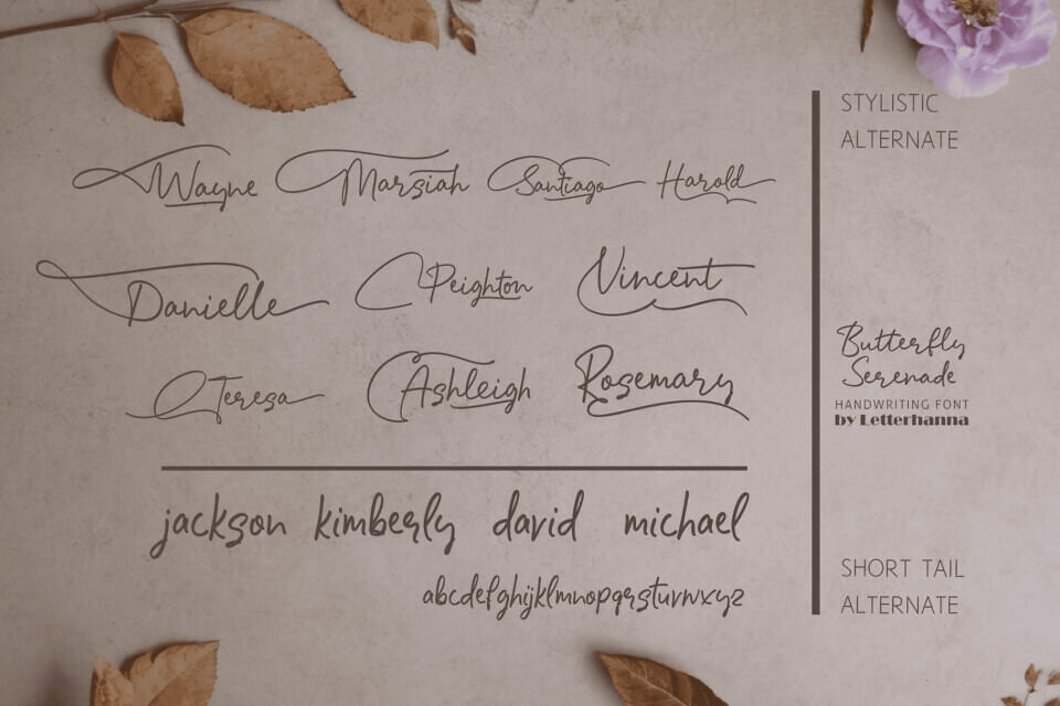 Butterfly Serenade Font