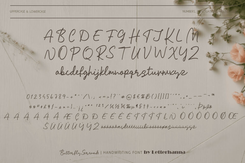 Butterfly Serenade Font