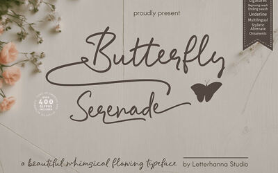 Butterfly Serenade Font