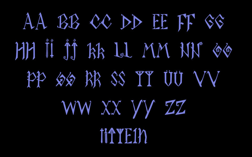 Caliburn Font