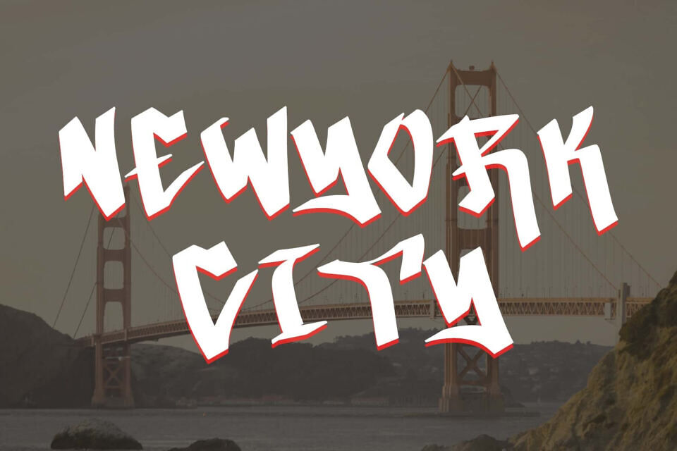 California Graffiti Font