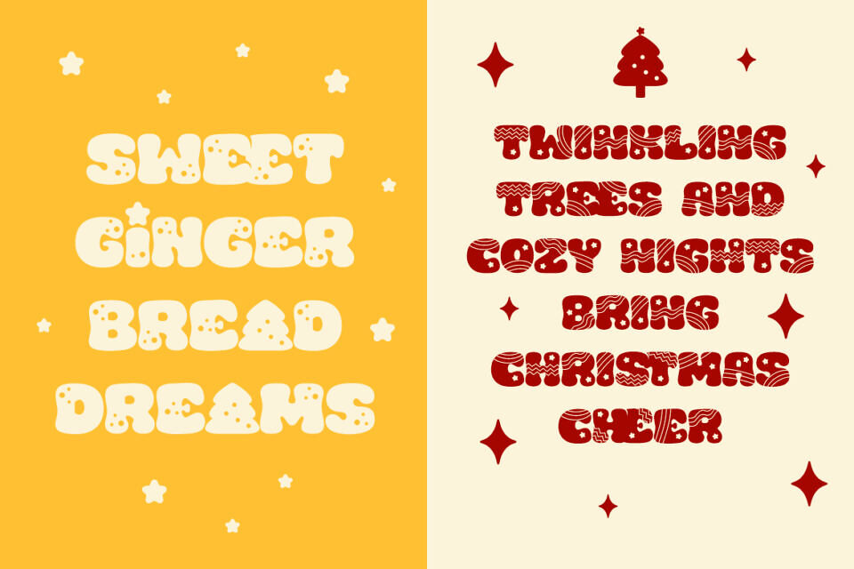 Christmas Grooves Font