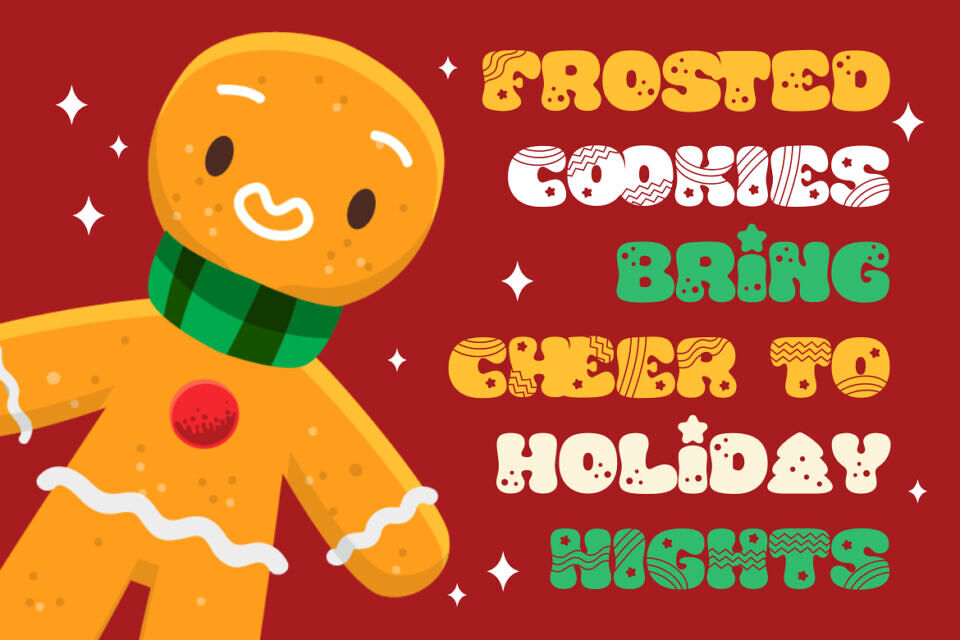 Christmas Grooves Font