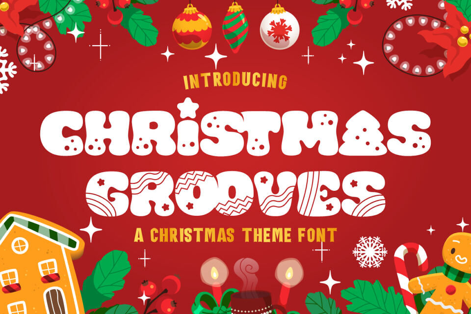 Christmas Grooves Font