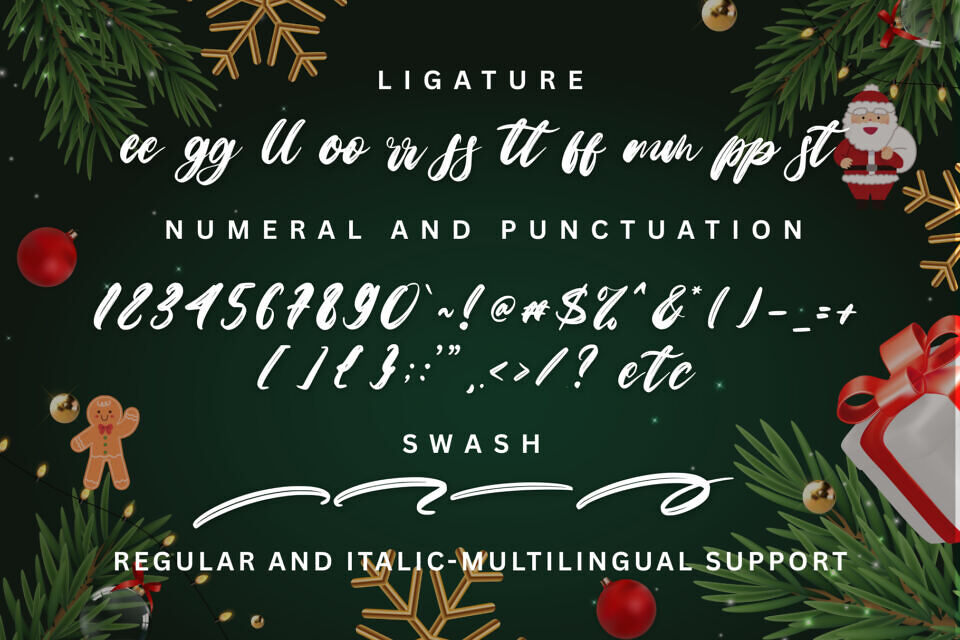 Christmas Mirelle Font