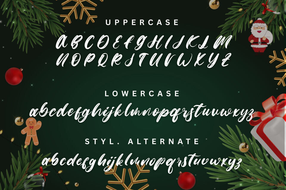 Christmas Mirelle Font
