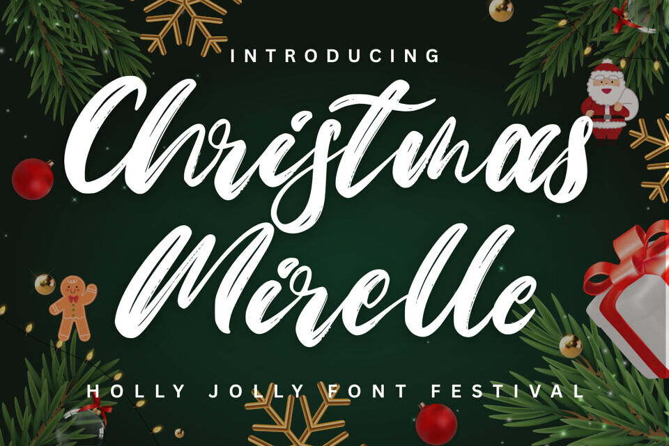 Christmas Mirelle Font