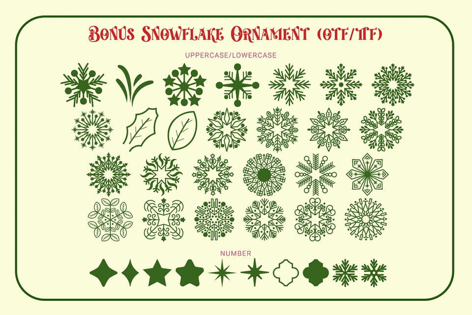 Christmas Moonday Font