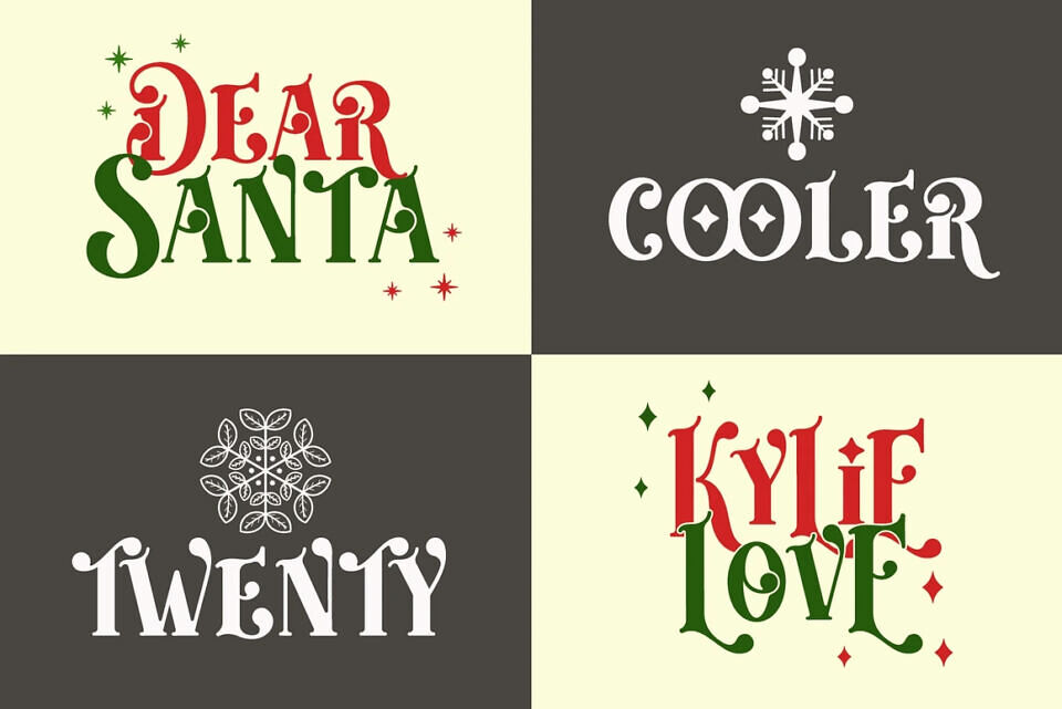 Christmas Moonday Font