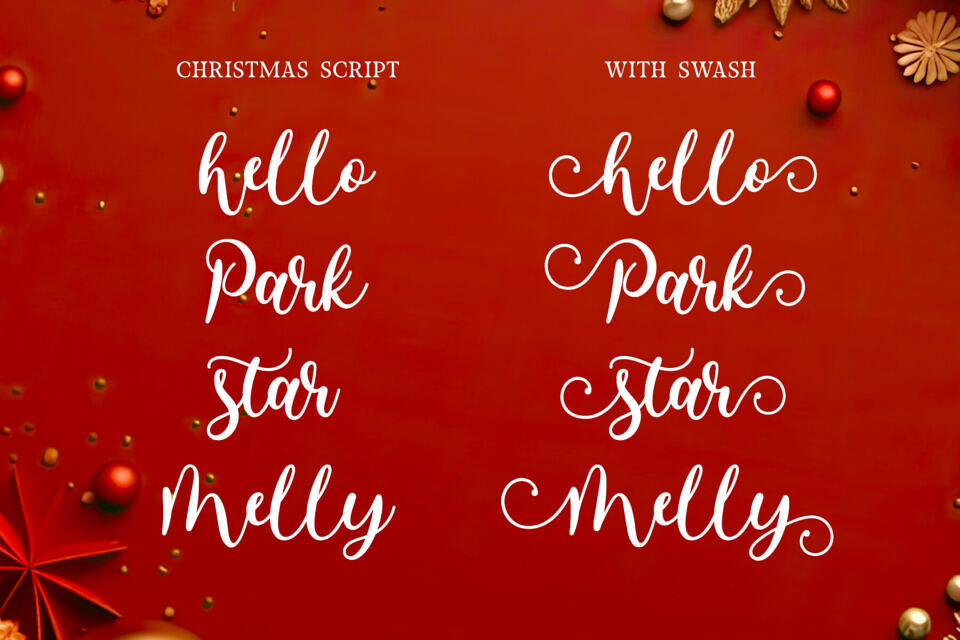 Christmas Script Air Font