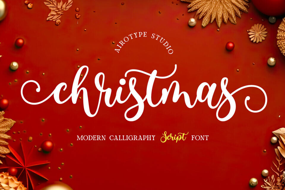 Christmas Script Air Font