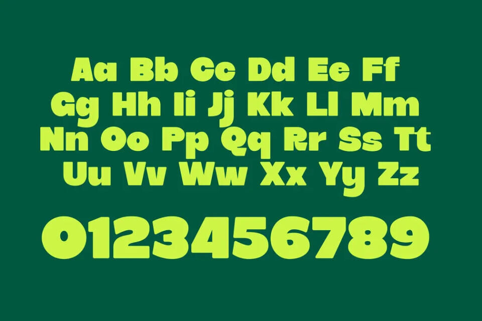 Chunky Puffly Font