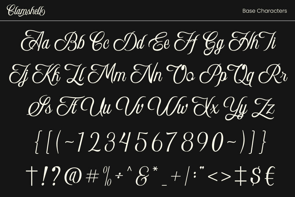 Clamshell Font