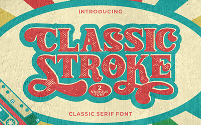 Classic Stroke Font