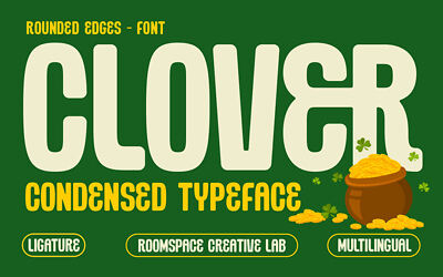 Clover Condensed Font