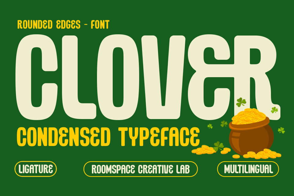 Clover Condensed Font