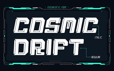 Cosmic Drift Font