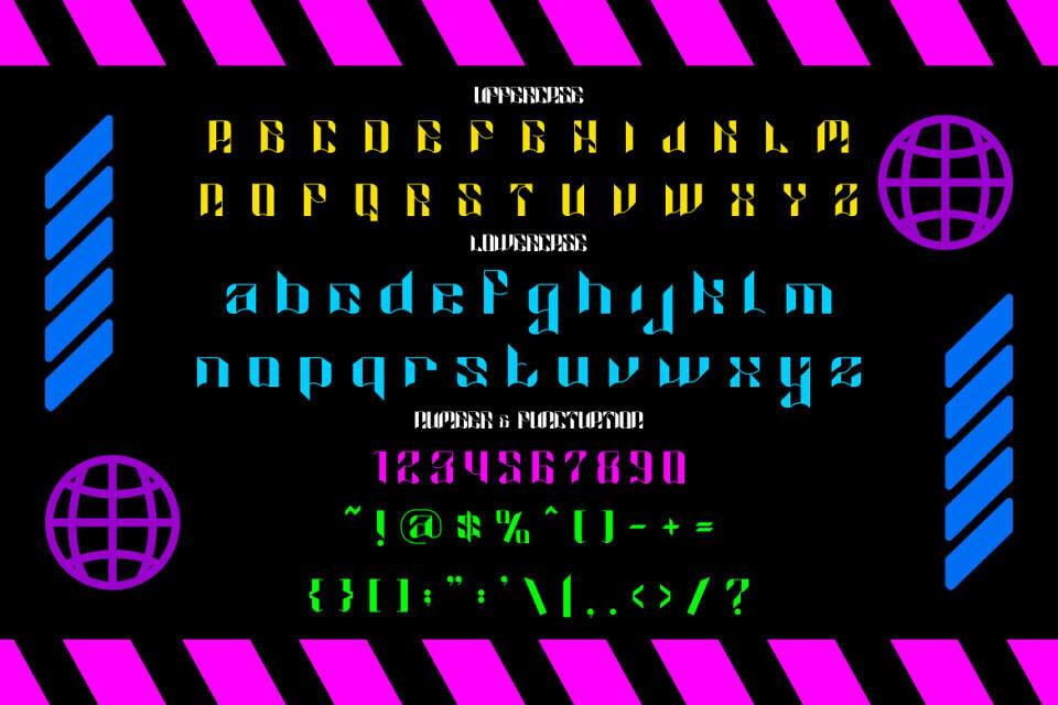 Cosmic Network Font