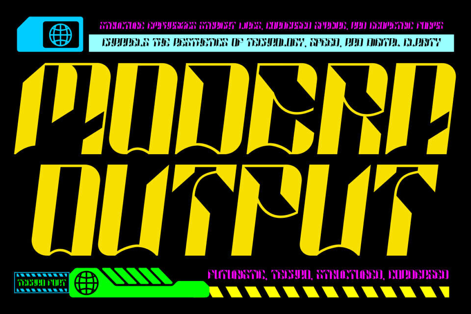 Cosmic Network Font