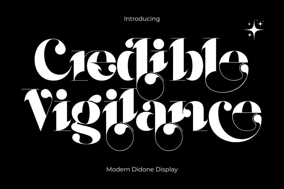 Credible Vigilance Font